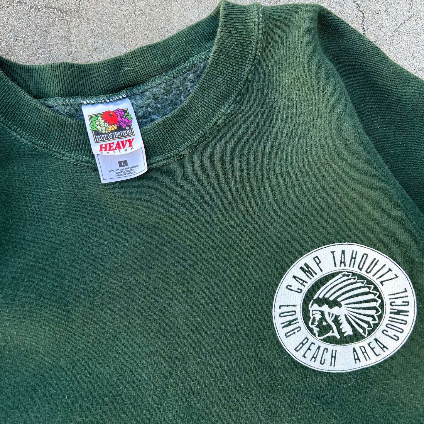 (L) Vintage LB Camp Taquits Crewneck