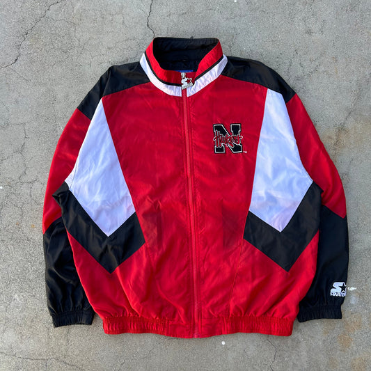 (L) Vintage Starters Nebraska Huskies Jacket