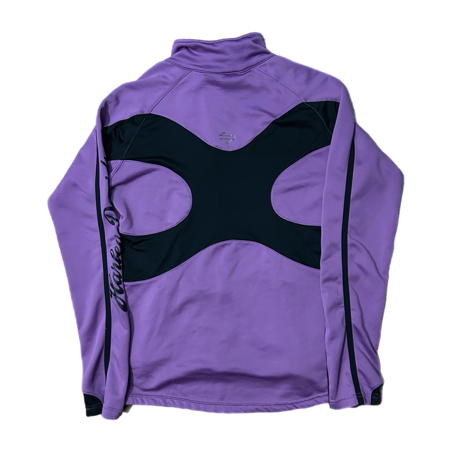 (M) Harley Davidson Activewear Purple Zip-Up Jacket