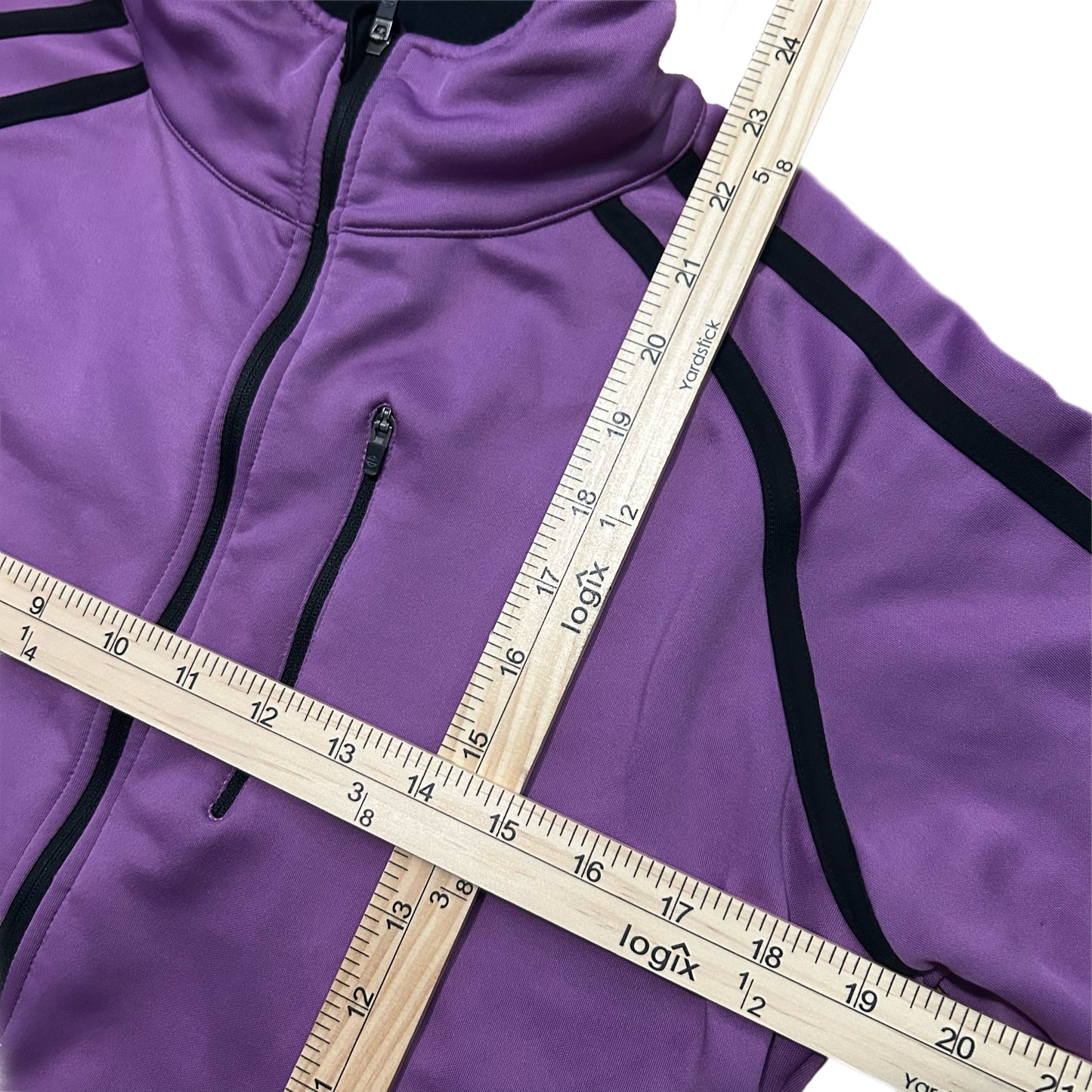 (M) Harley Davidson Activewear Purple Zip-Up Jacket