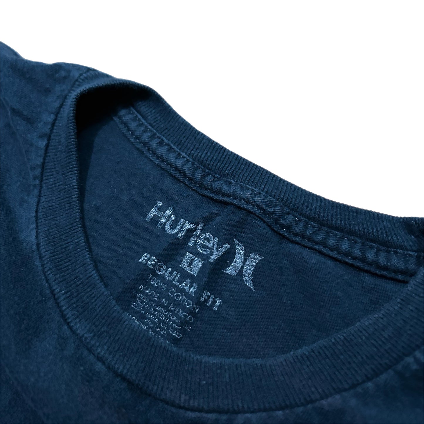(L) Hurley Multi-Logo Navy T-Shirt