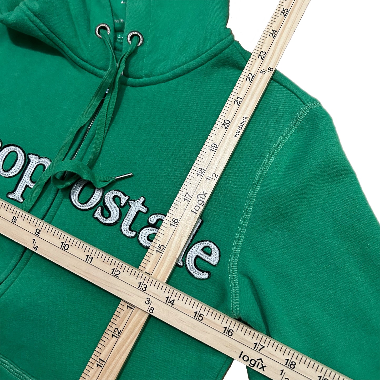 (S) Y2K Aeropostale Green Zip-Up Jacket