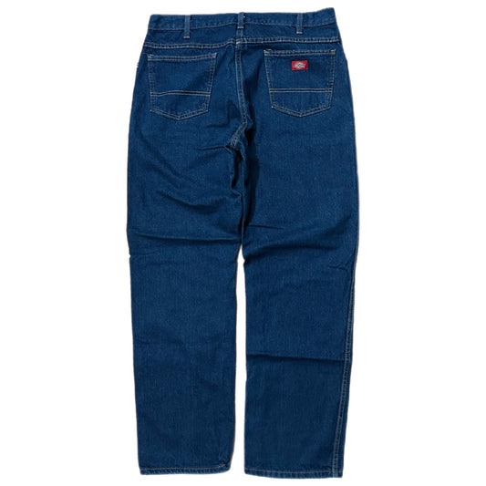 (38) Dickies Dark Wash Baggy Denim Jeans