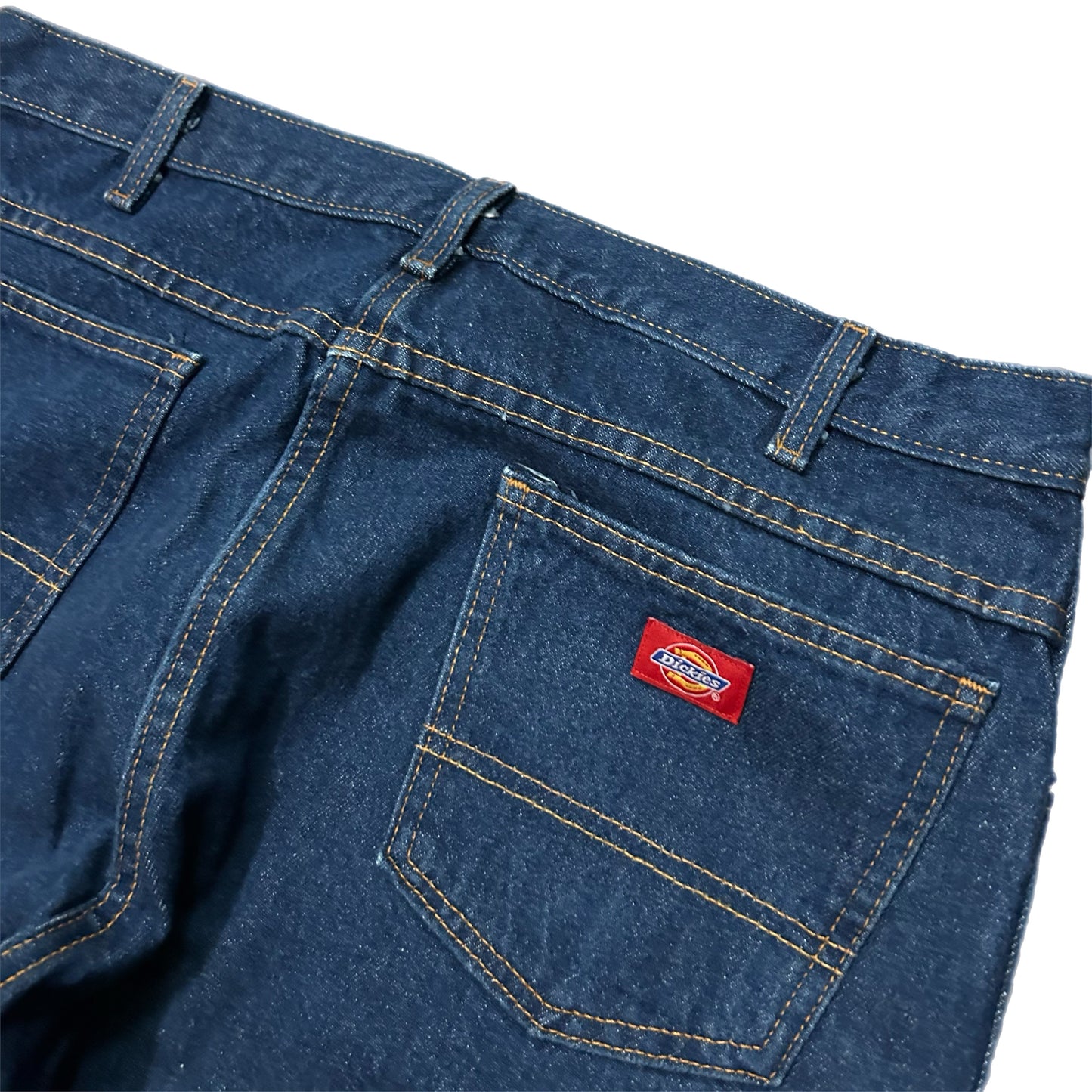 (38) Dickies Dark Wash Baggy Denim Jeans