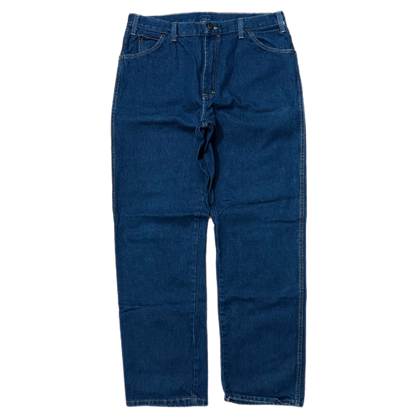 (38) Dickies Dark Wash Baggy Denim Jeans