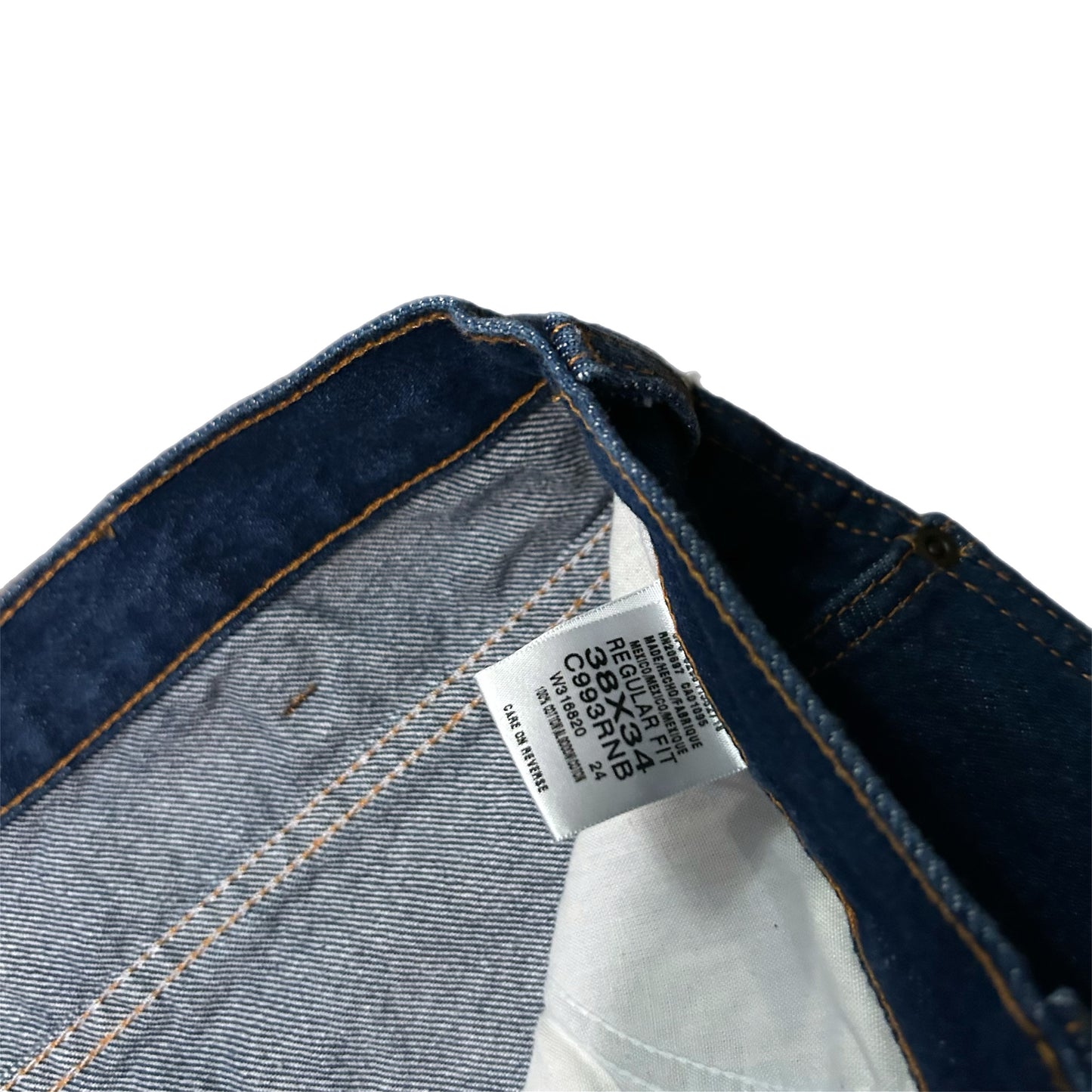 (38) Dickies Dark Wash Baggy Denim Jeans