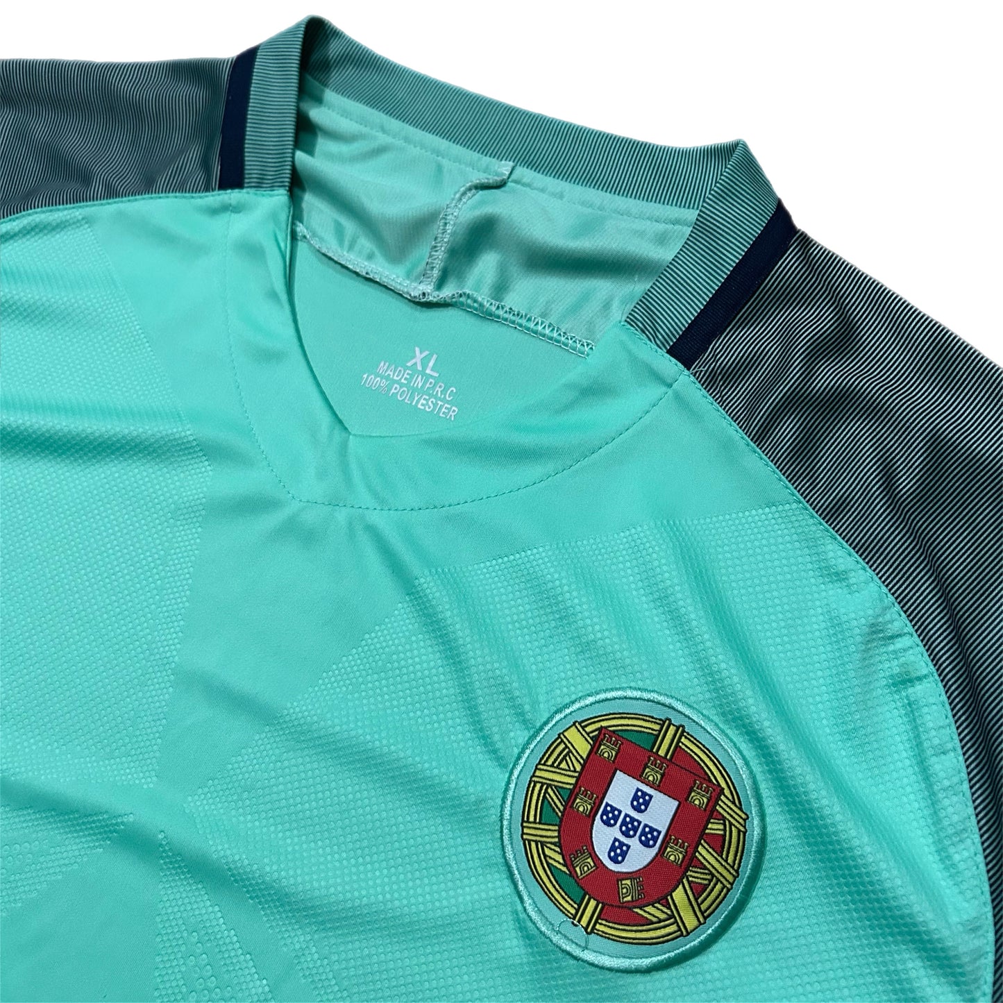 (XL) Y2K Portugal Soccer Teal Jersey