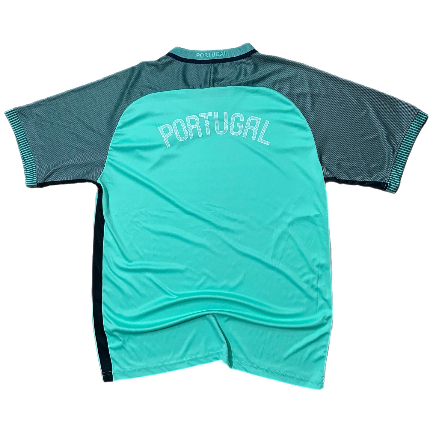 (XL) Y2K Portugal Soccer Teal Jersey