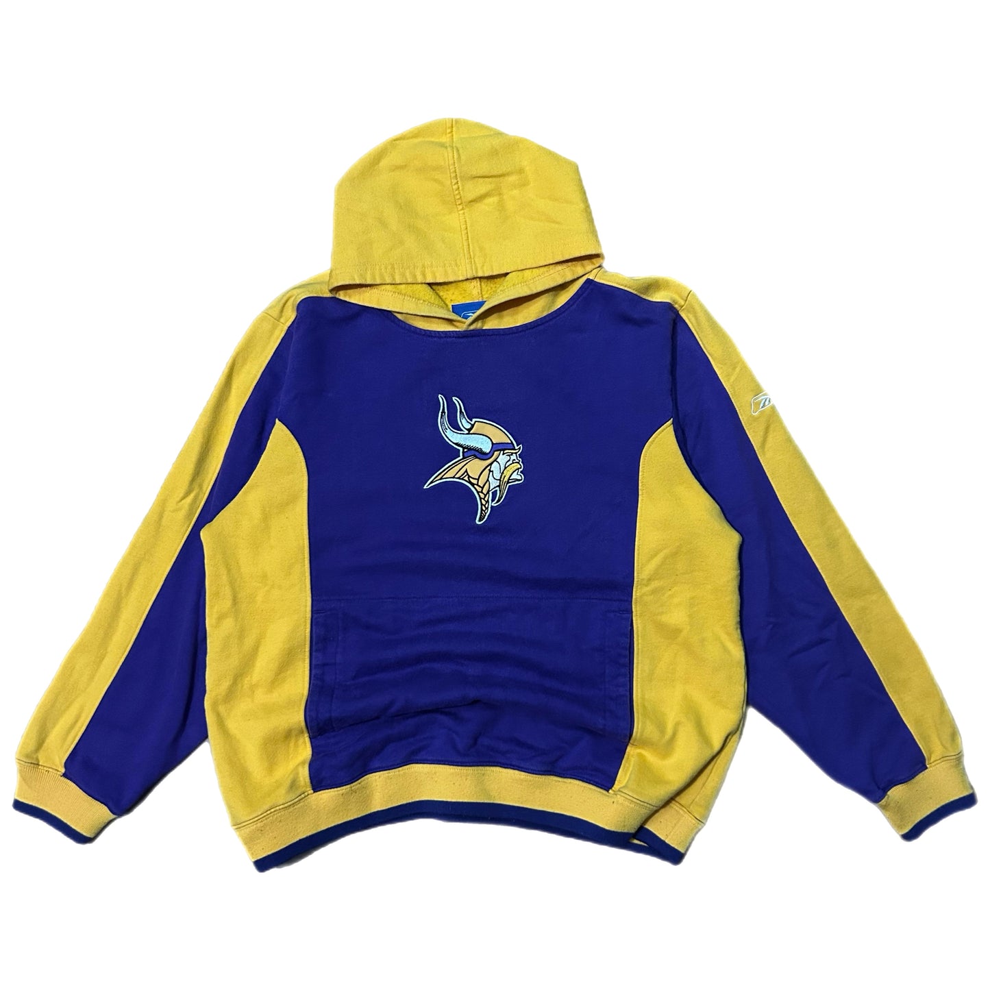 (Youth XL) Y2K Reebok NFL Minnesota Vikings Purple Hoodie