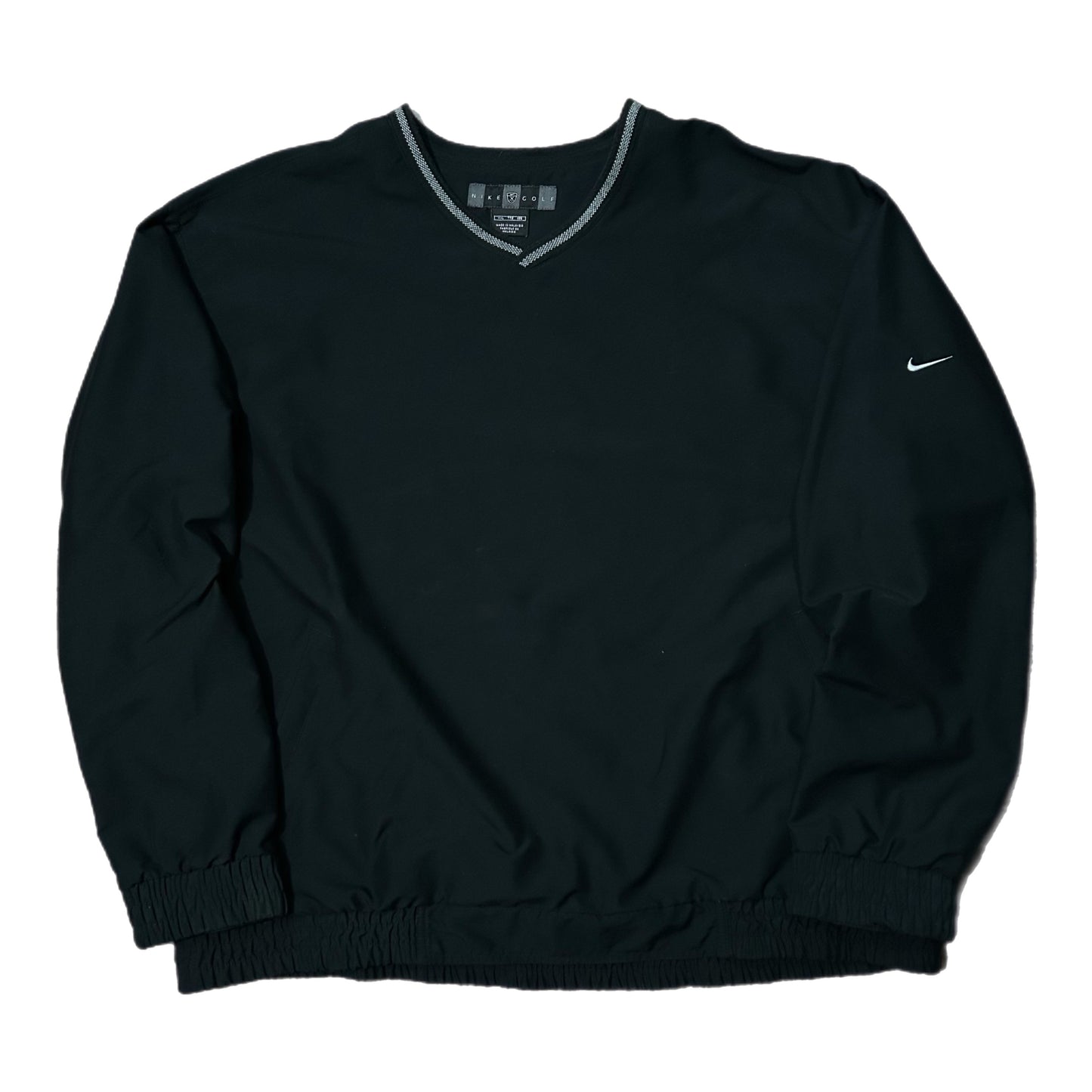 (XXL) Y2K Nike Golf Black V-Neck Pullover