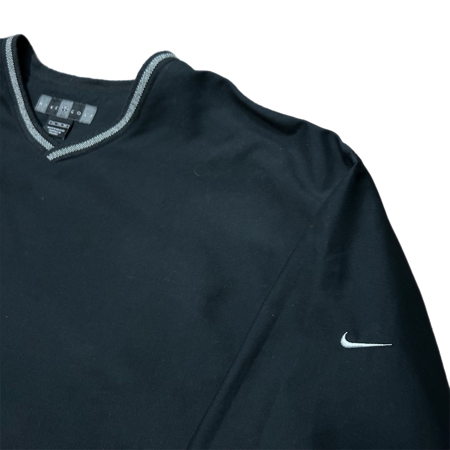 (XXL) Y2K Nike Golf Black V-Neck Pullover