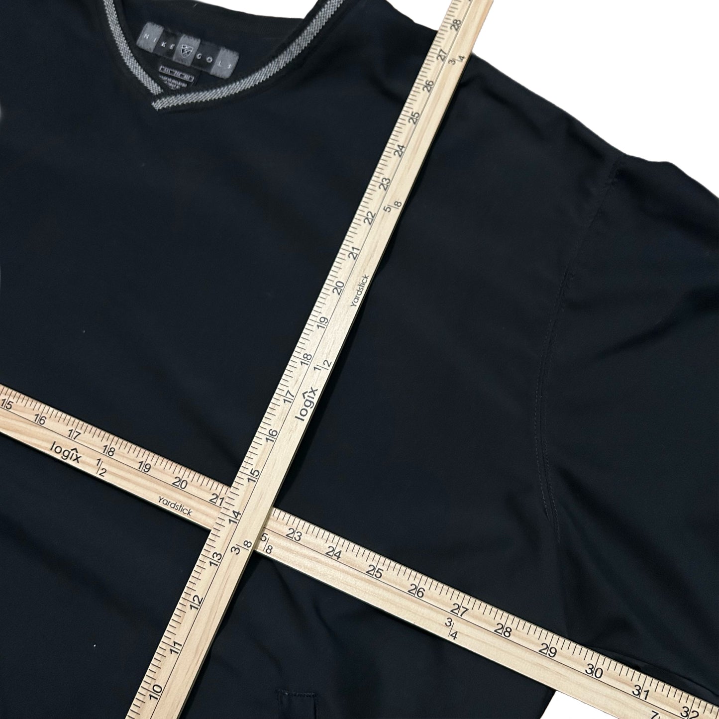 (XXL) Y2K Nike Golf Black V-Neck Pullover