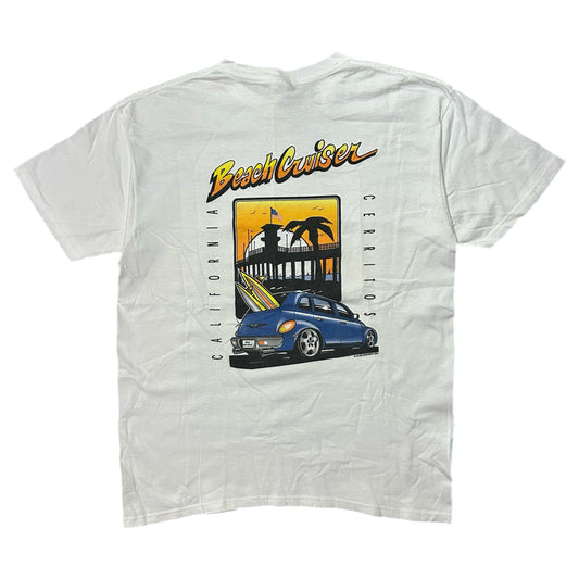 (L) 2001 Chrysler Beach Cruiser White T-Shirt