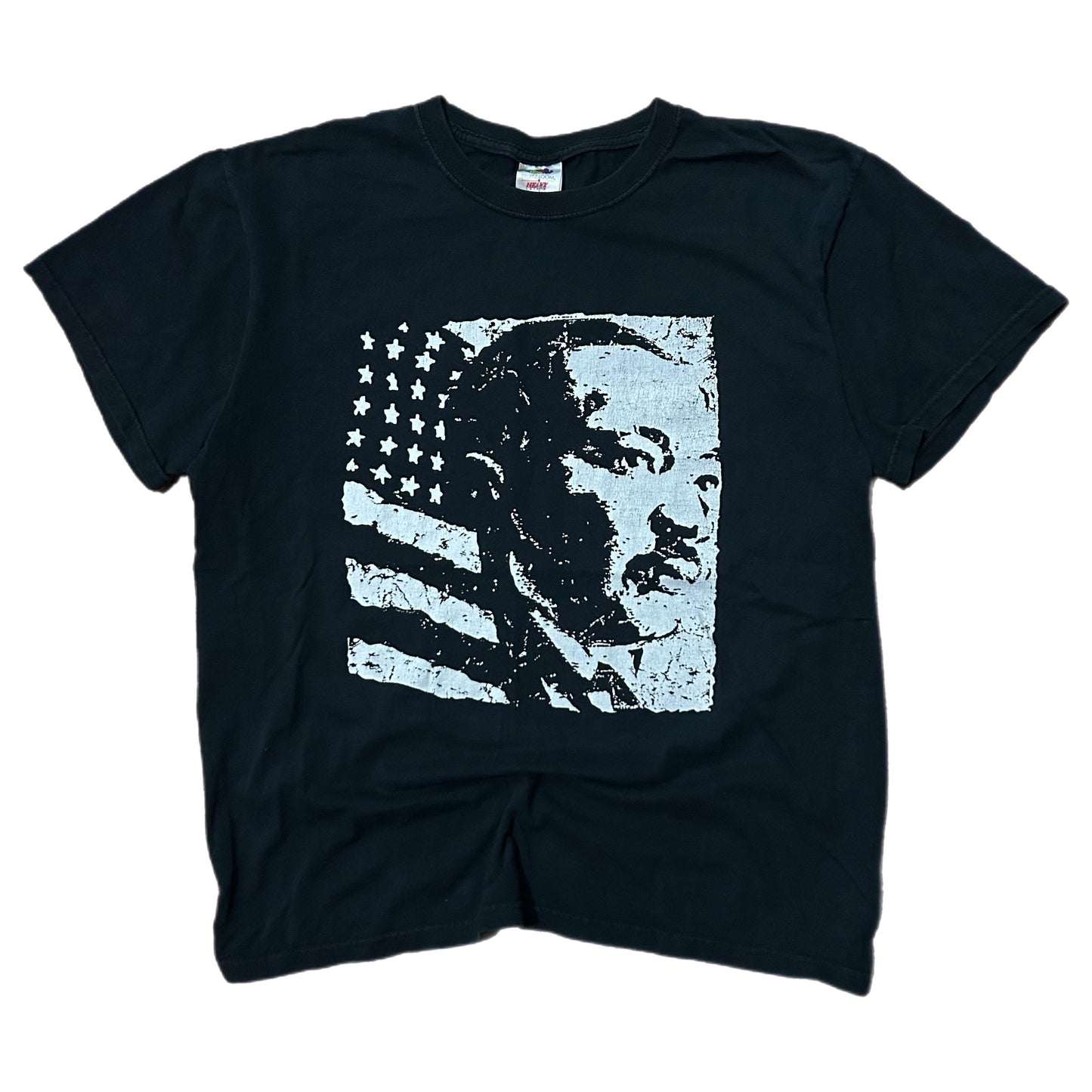 (L) Vintage MLK American Dream Black T-Shirt