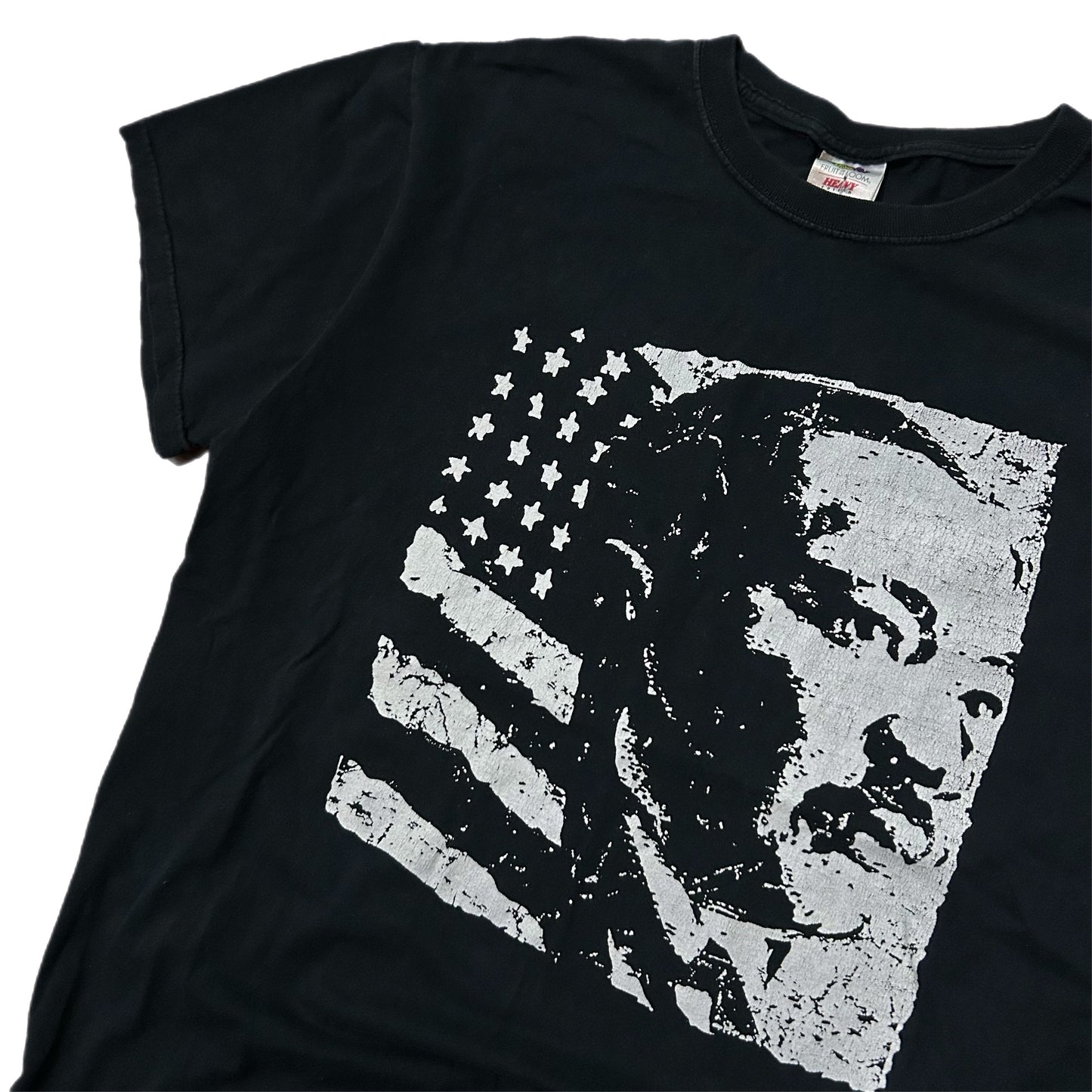(L) Vintage MLK American Dream Black T-Shirt