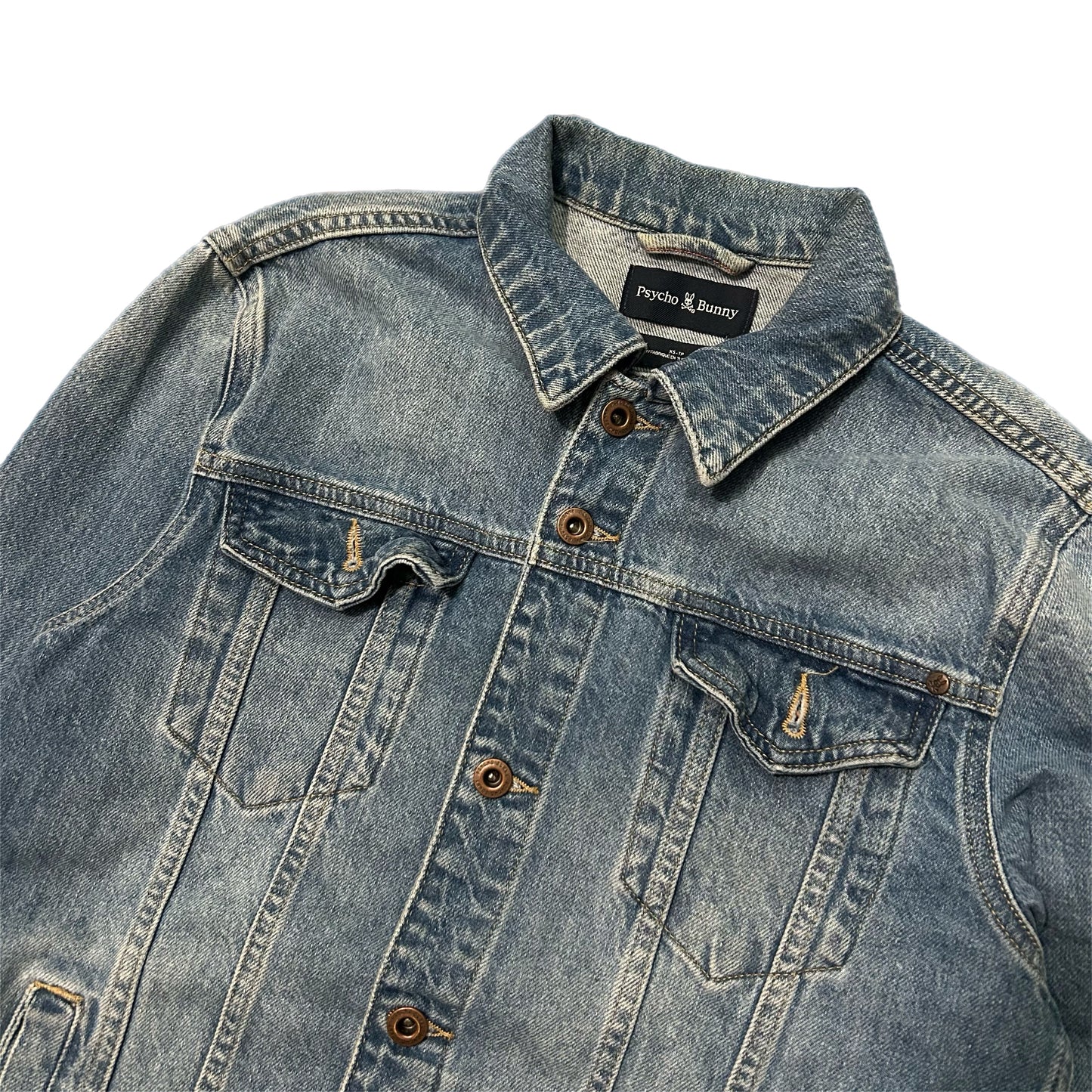 (XS) Psycho Bunny Denim Jacket