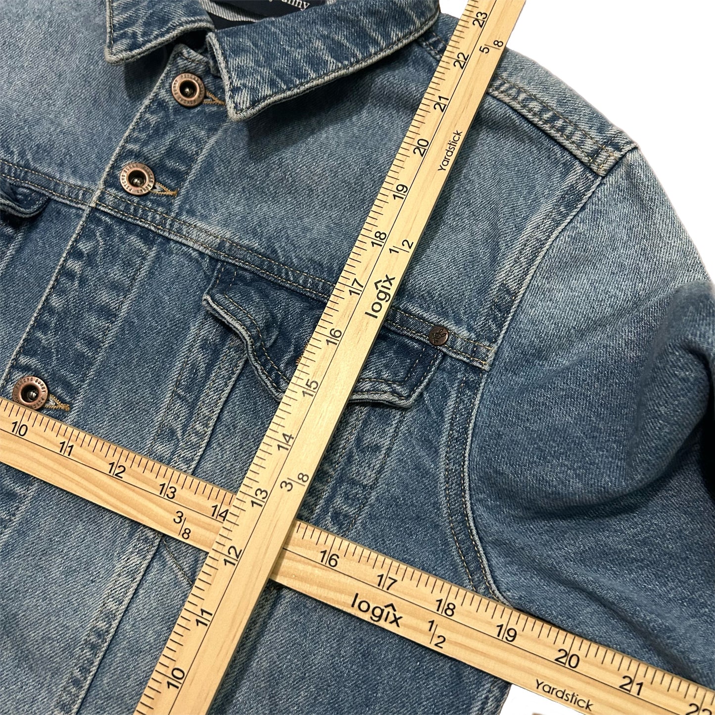 (XS) Psycho Bunny Denim Jacket