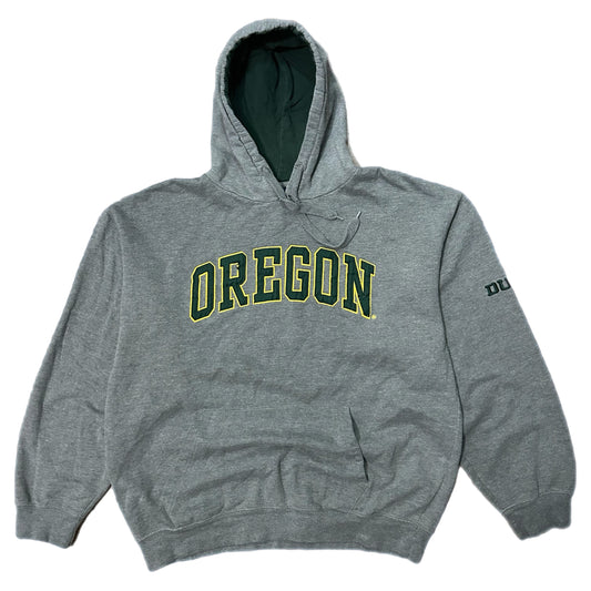 (XL) Y2K Oregon Ducks Grey Pullover Hoodie