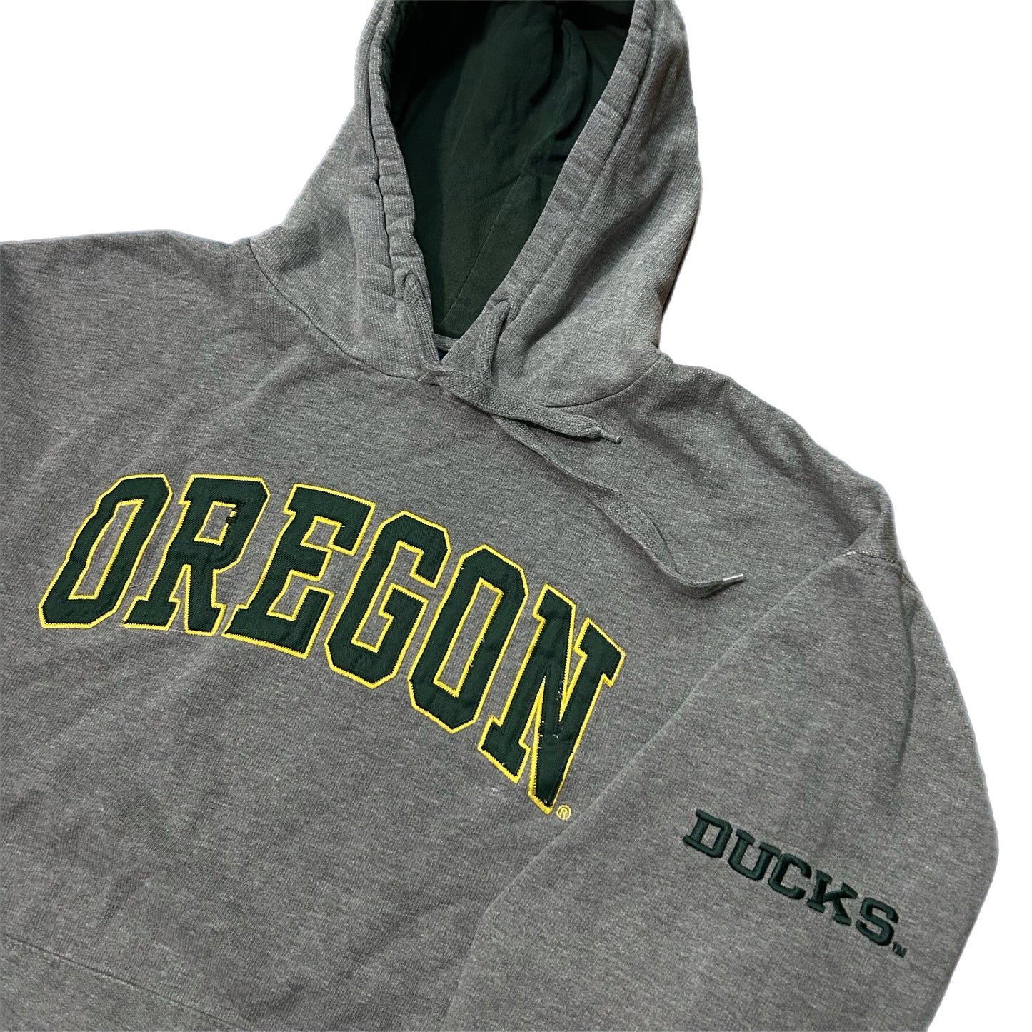 (XL) Y2K Oregon Ducks Grey Pullover Hoodie