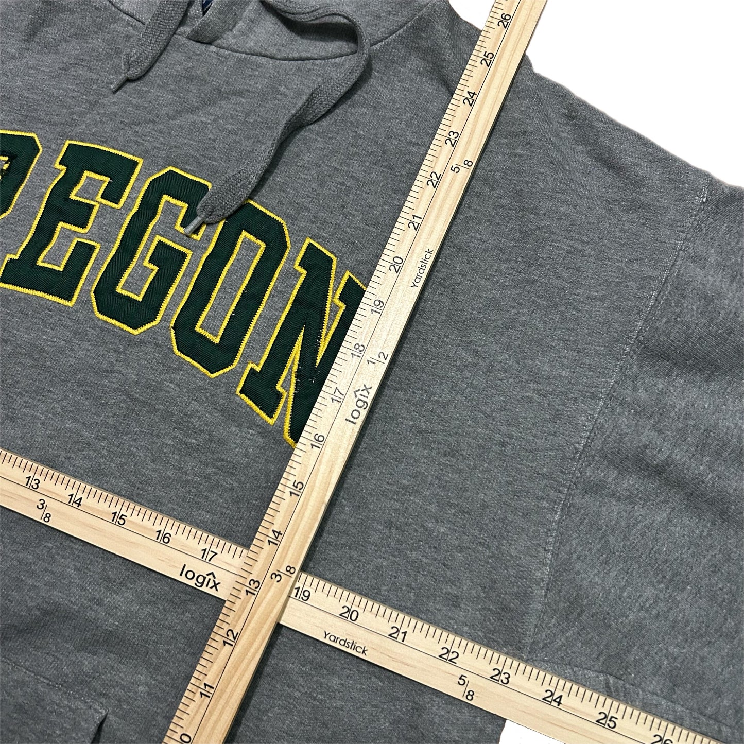 (XL) Y2K Oregon Ducks Grey Pullover Hoodie