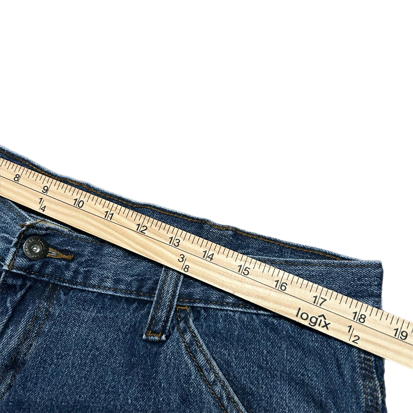 (36) Y2K Faded Glory Painter Denim Jeans