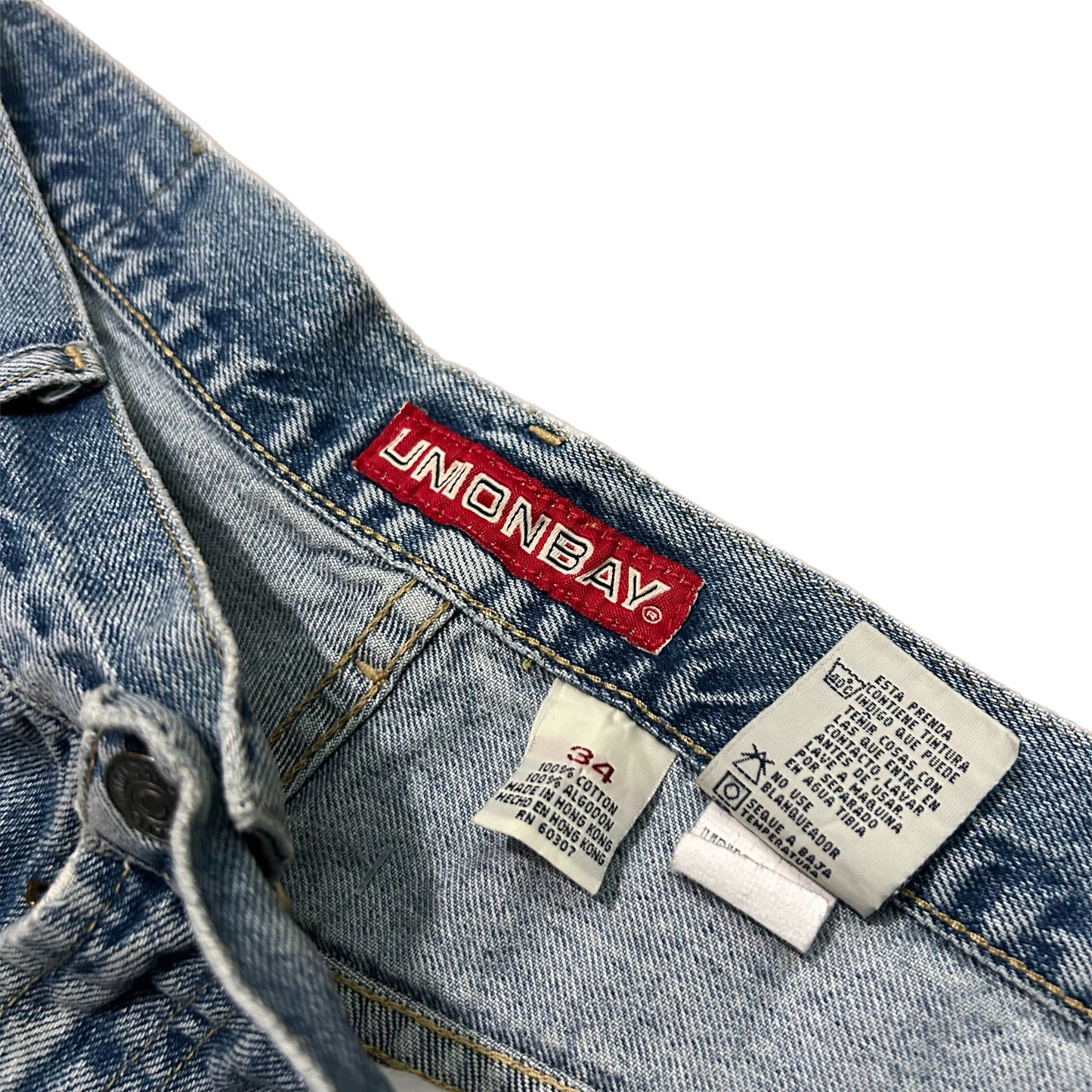 (34) Y2K Union Bay Baggy Denim Shorts