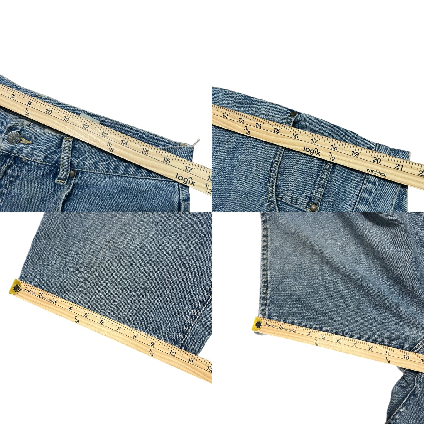 (34) Y2K Union Bay Baggy Denim Shorts