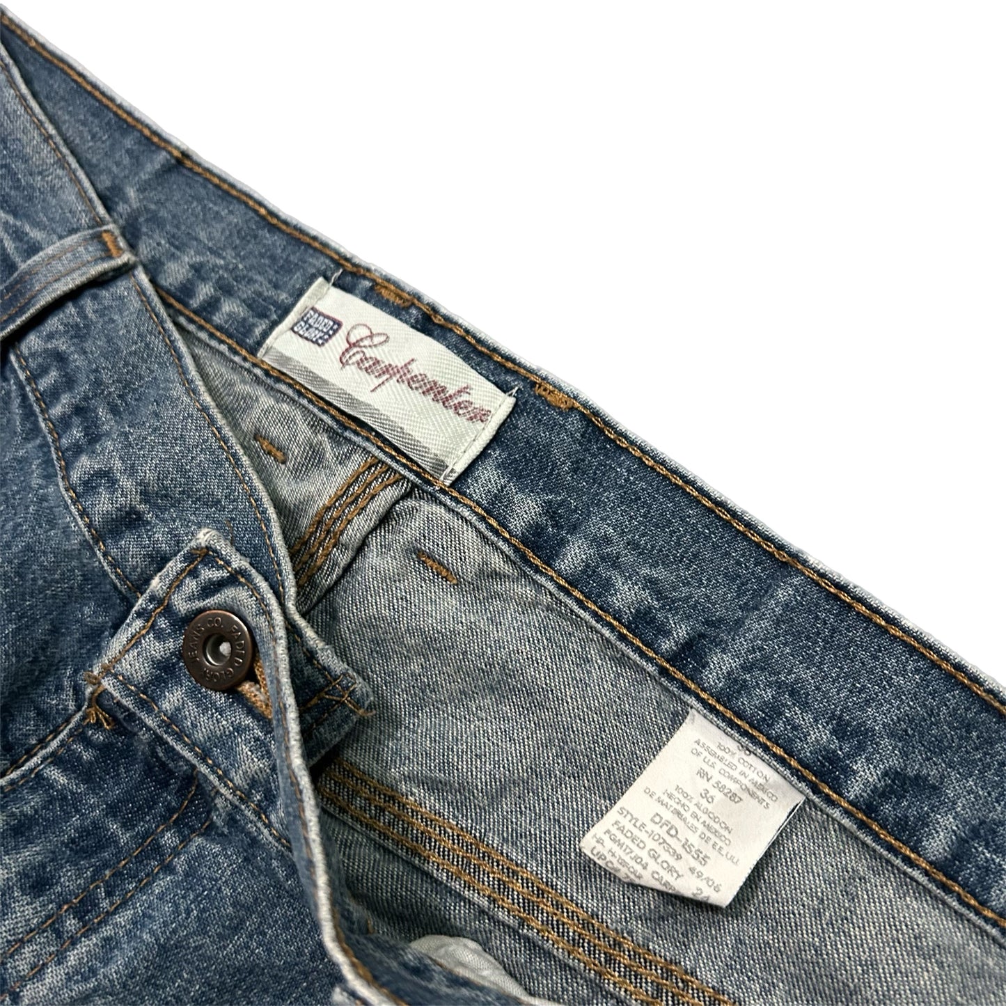 (36) Faded Glory Carpenter Jean Shorts