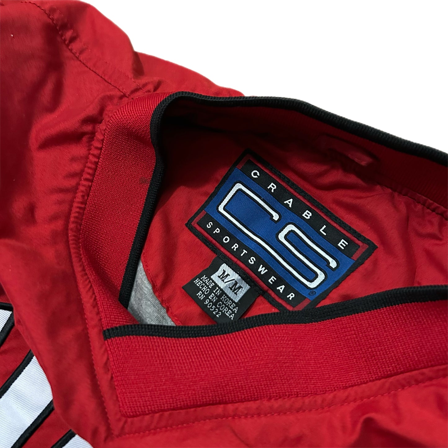 (M) Vintage Miami University Red Windbreaker Pullover