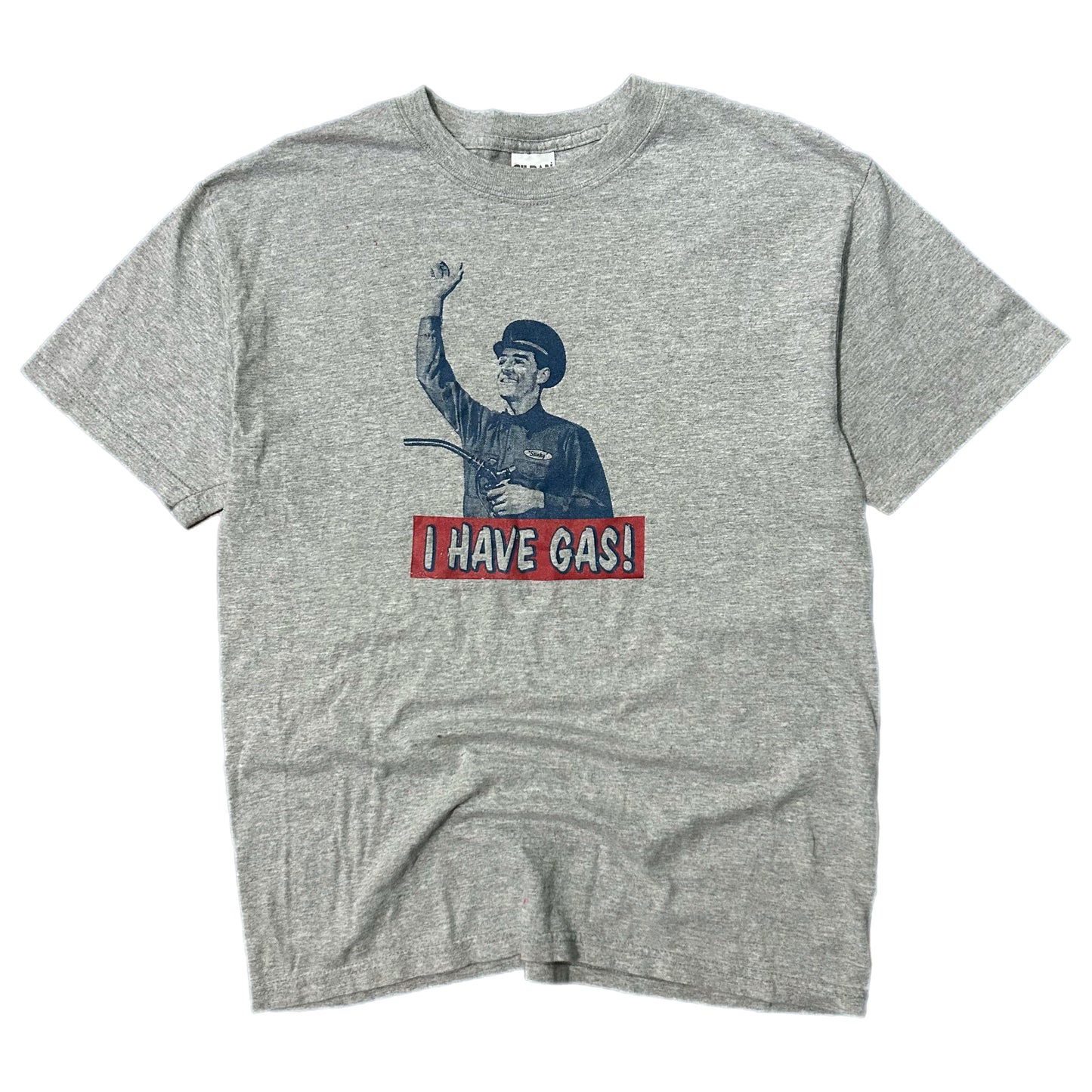(M) Vintage I Have Gas Funny Grey T-Shirt