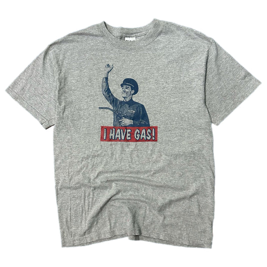 (M) Vintage I Have Gas Funny Grey T-Shirt