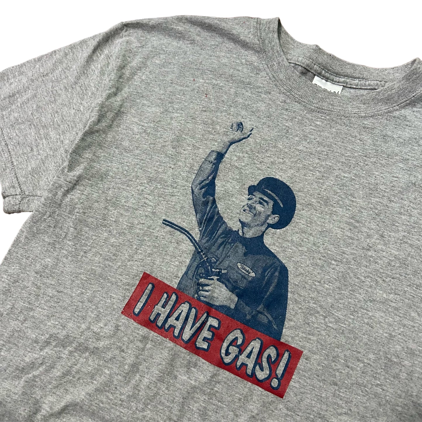 (M) Vintage I Have Gas Funny Grey T-Shirt