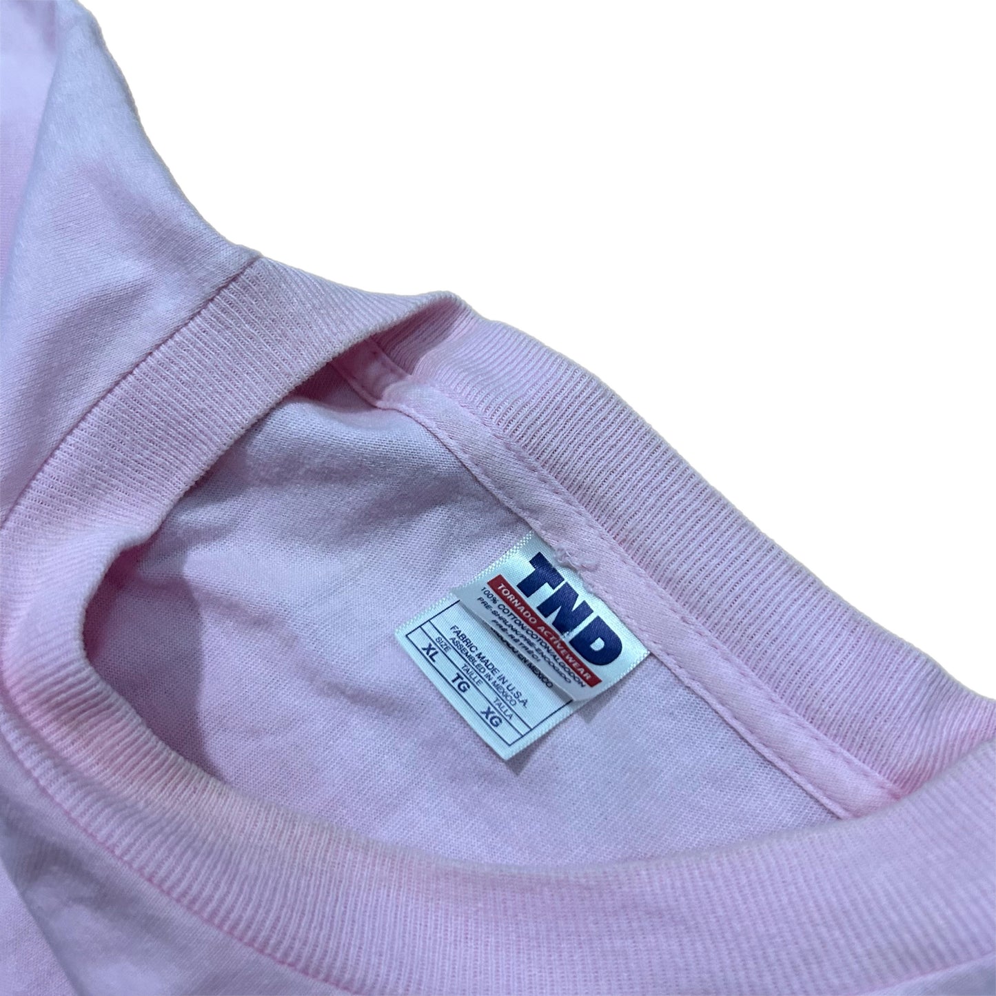 (XL) Vintage Too Blessed to Be Stressed Pink T-Shirt