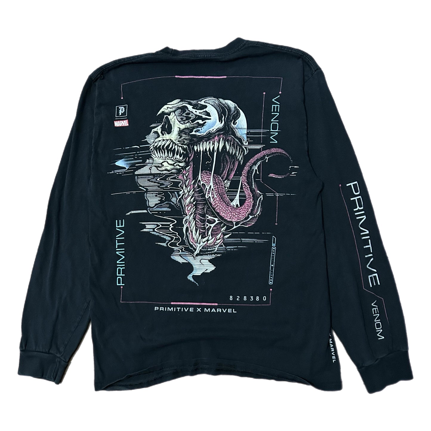 (M) Primitive X Marvel Venom Black Longsleeve T-Shirt