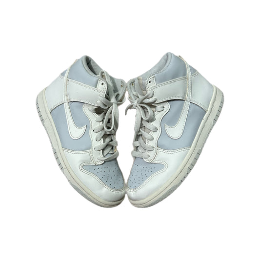 (4.5Y) Nike Dunk High GS Summit White Pure Platinums