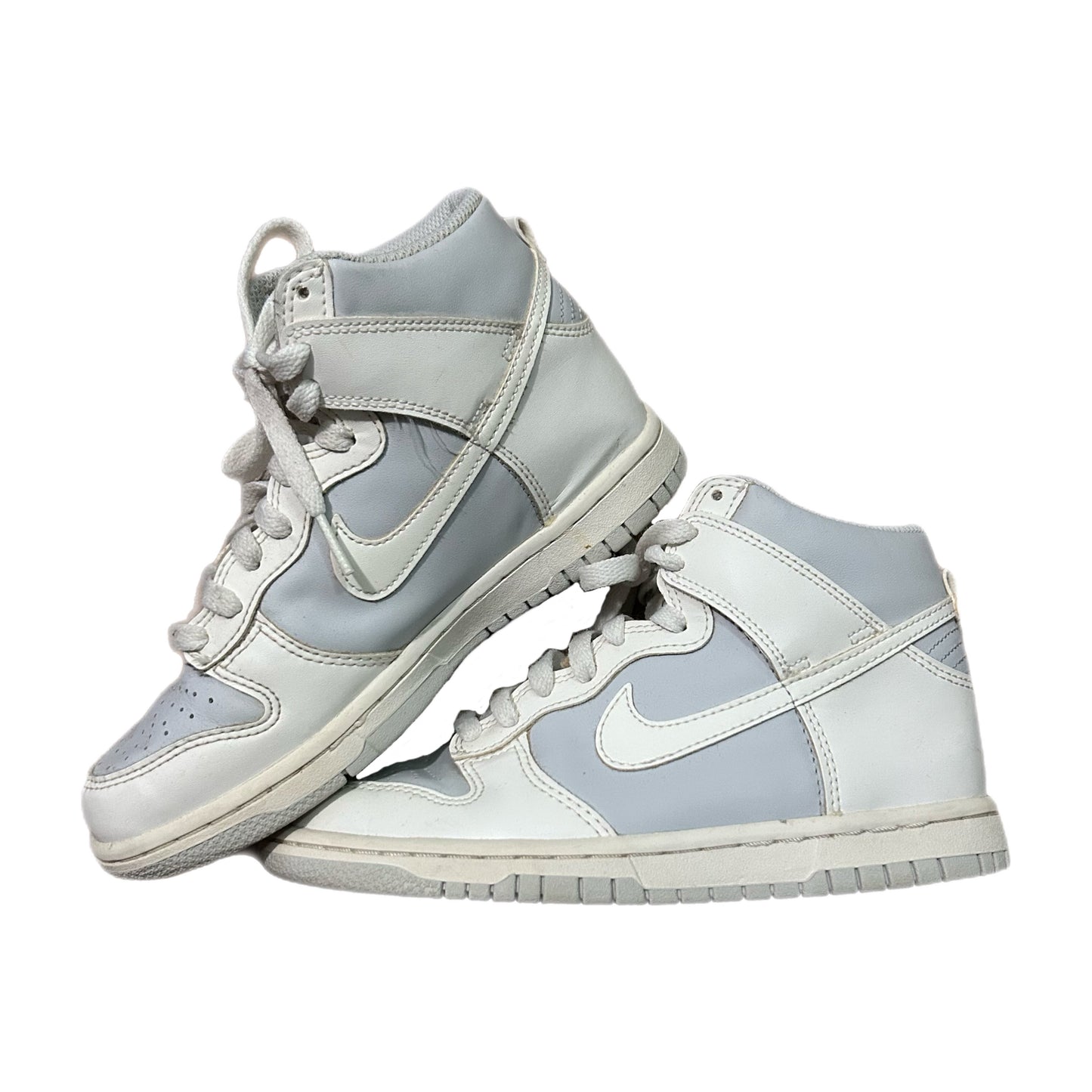 (4.5Y) Nike Dunk High GS Summit White Pure Platinums