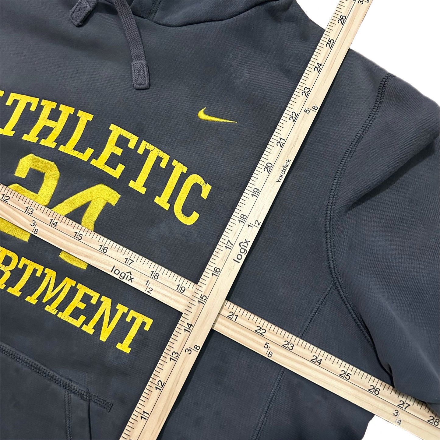 (XL) Y2K Nike Athletic Department Grey Hoodie