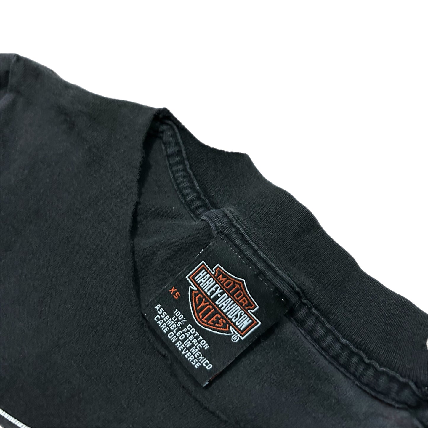 (XS) 2000 Harley Davidson Jacksonville Florida Black T-Shirt