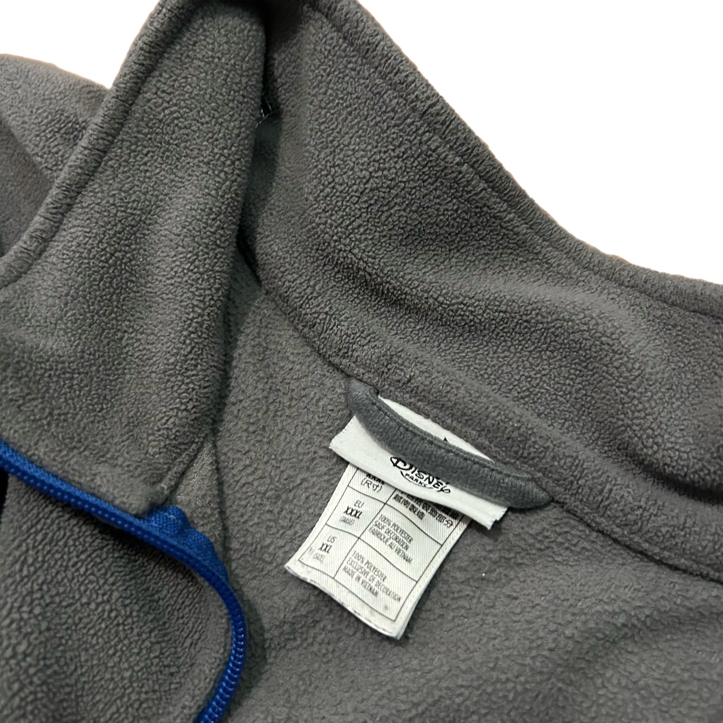 (XXL) Disneyland Mickey Mouse Embroidered Grey Fleece