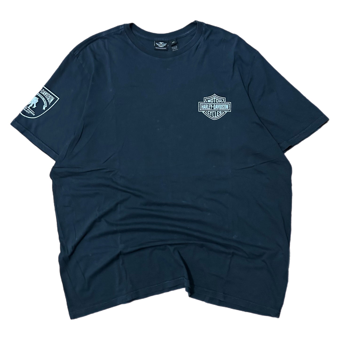 (XXL) Harley Davidson Navy Warrior T-Shirt