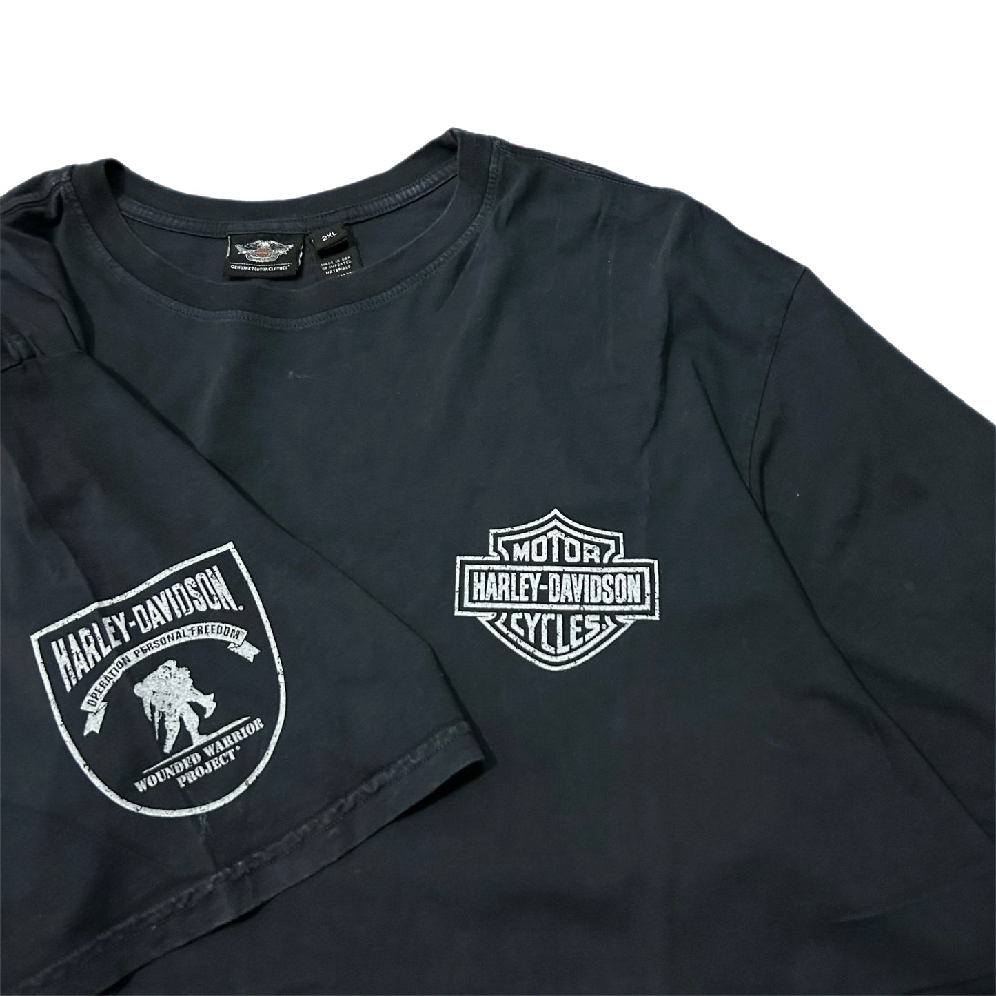 (XXL) Harley Davidson Navy Warrior T-Shirt