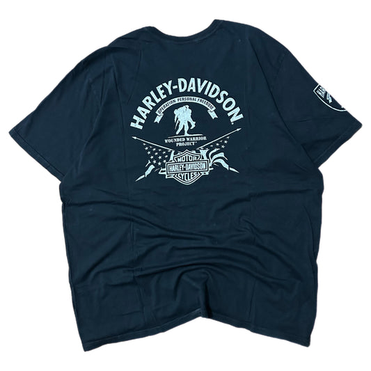 (XXL) Harley Davidson Navy Warrior T-Shirt