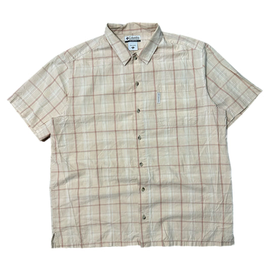 (XL) Vintage Columbia Yellow Plaid Button-Up
