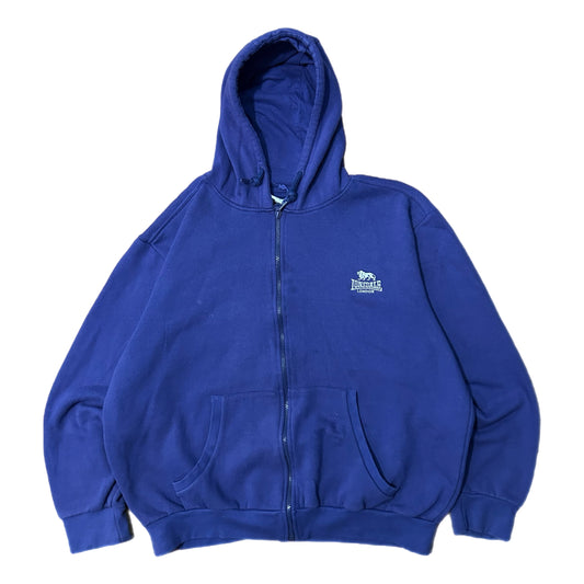 (L) Vintage Lionsdale London Purple Zip-Up Hoodie
